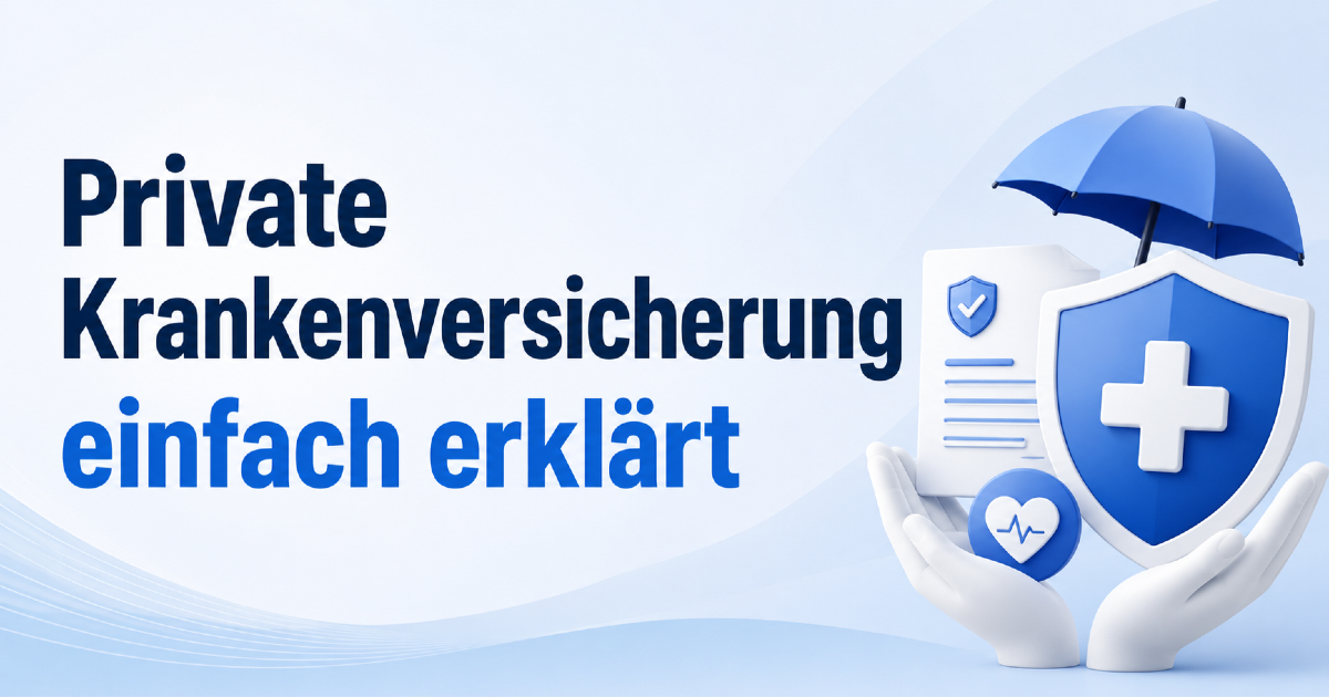 Modernes Blog-Cover zur privaten Krankenversicherung in Deutschland