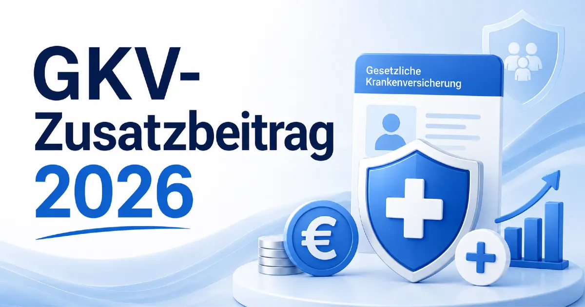 Blog-Cover zum GKV Zusatzbeitrag 2026 in Deutschland