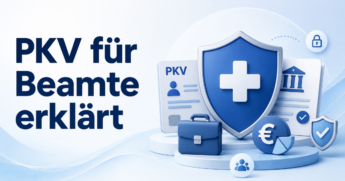 Blog-Cover zur privaten Krankenversicherung für Beamte in Deutschland