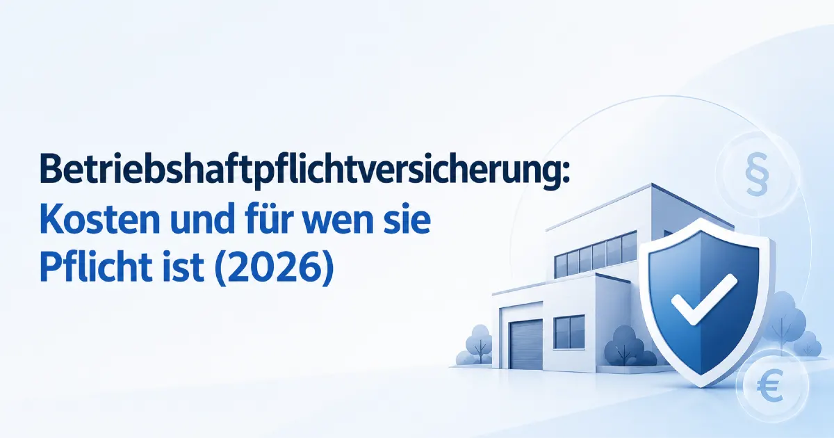 Betriebshaftpflichtversicherung: Kosten und für wen sie Pflicht ist (2026) episode artwork