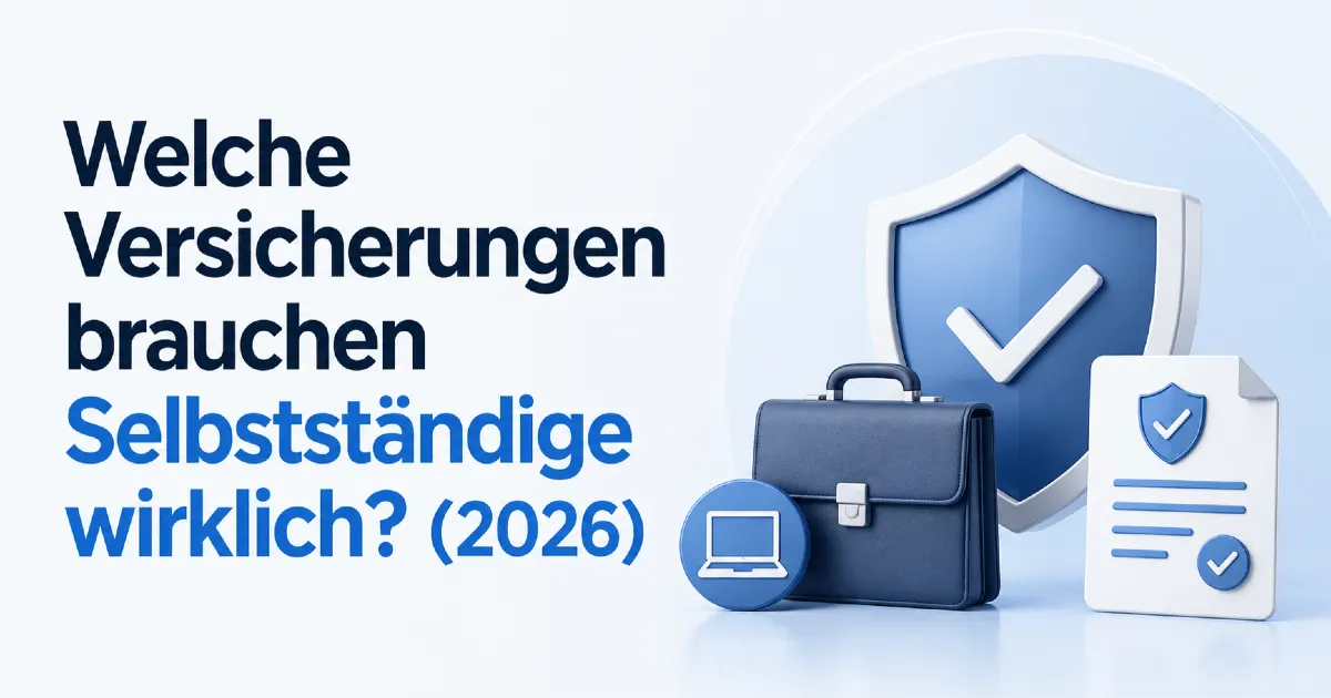 Welche Versicherungen brauchen Selbstständige wirklich? (2026) episode artwork